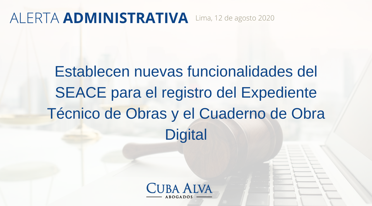 Alerta Administrativa - 12. Agosto 2020