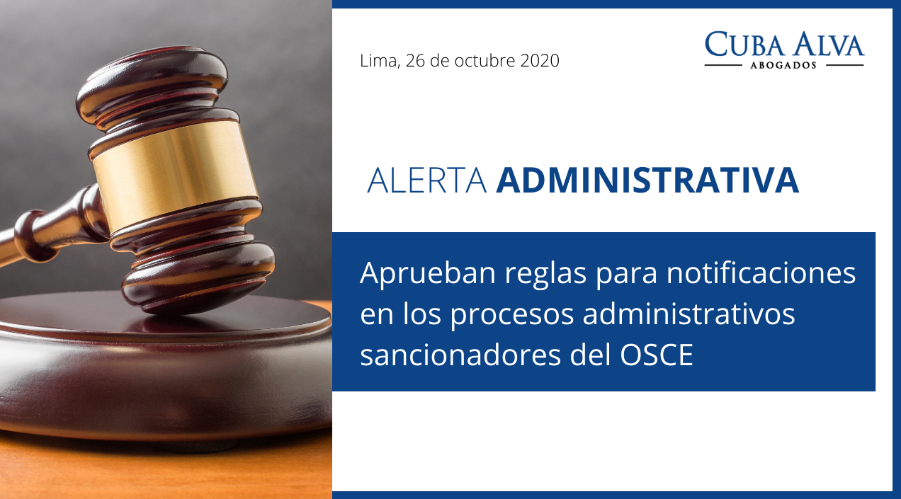Alerta Administrativa - 26. Octubre 2020