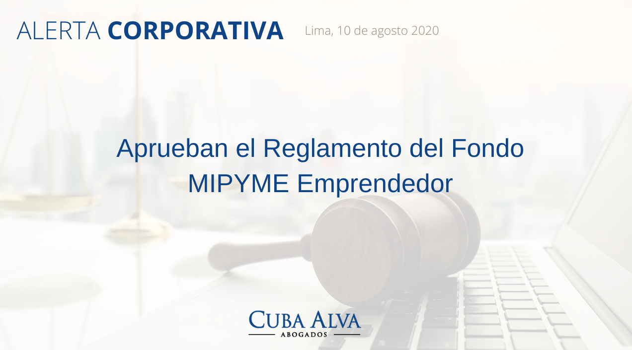 Alerta Corporativa - 10. Agosto 2020