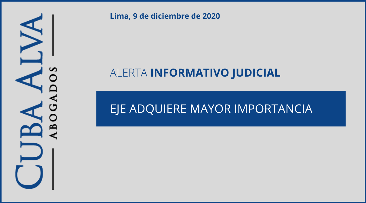 Alerta Informativa Judicial — 09 de Diciembre de 2020