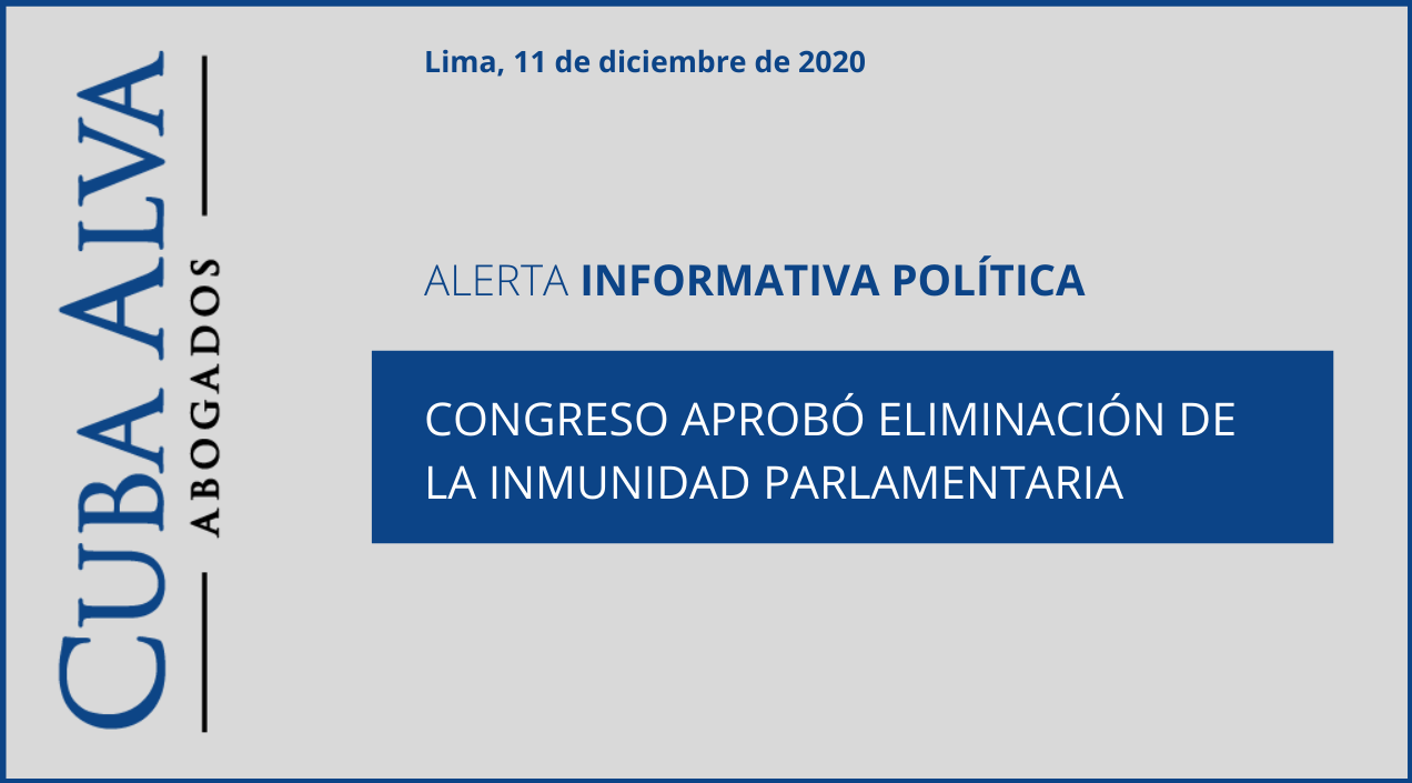 Alerta Informativa Política — 11 de Diciembre de 2020