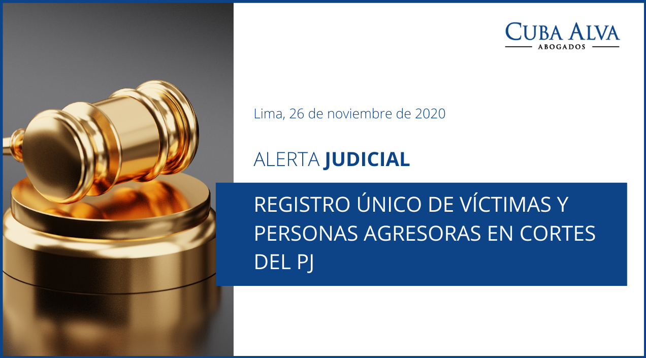 Alerta Judicial - 26. Noviembre 2020