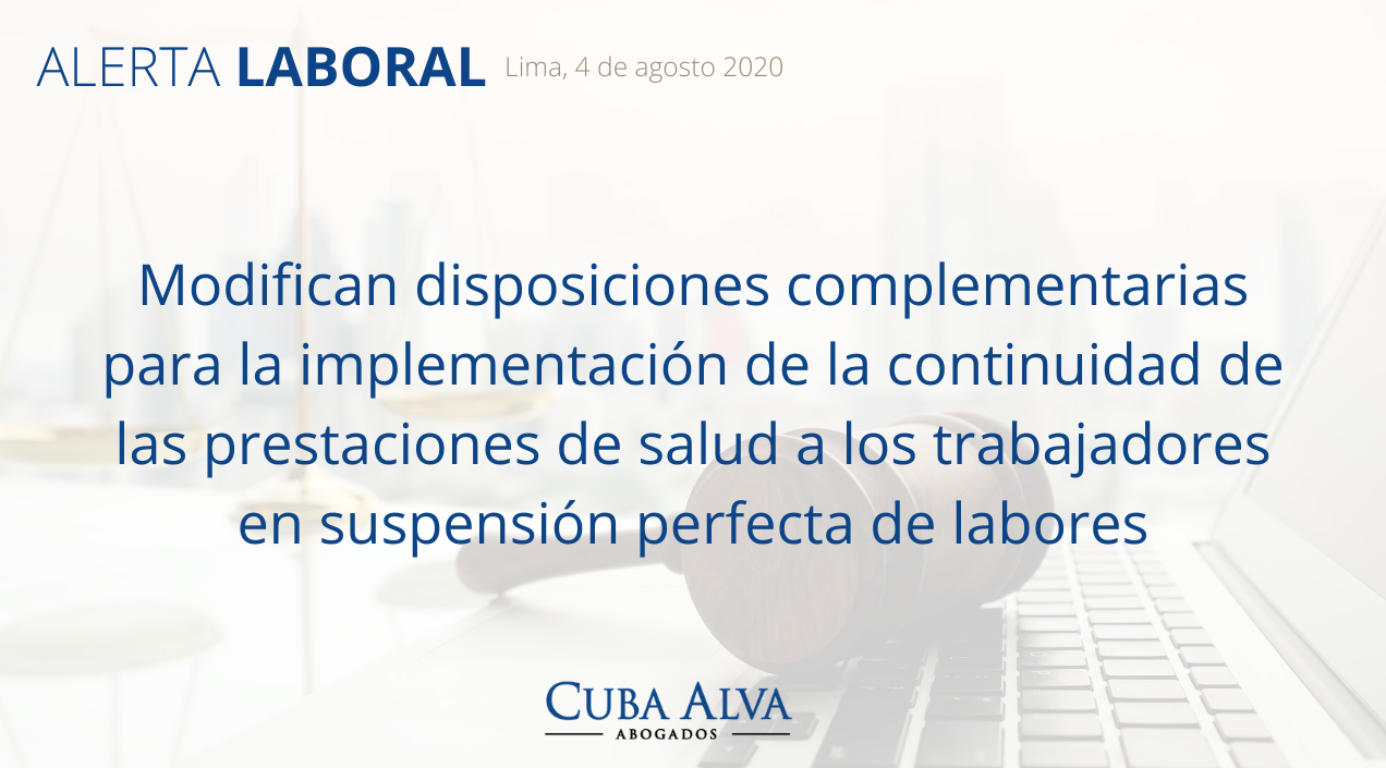Alerta Laboral - 04. Agosto 2020
