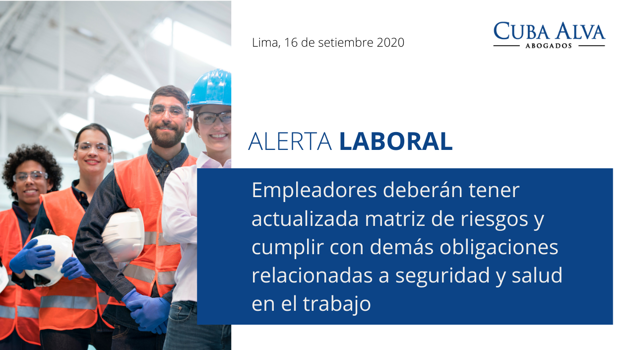Alerta Laboral - 16 de setiembre de 2020