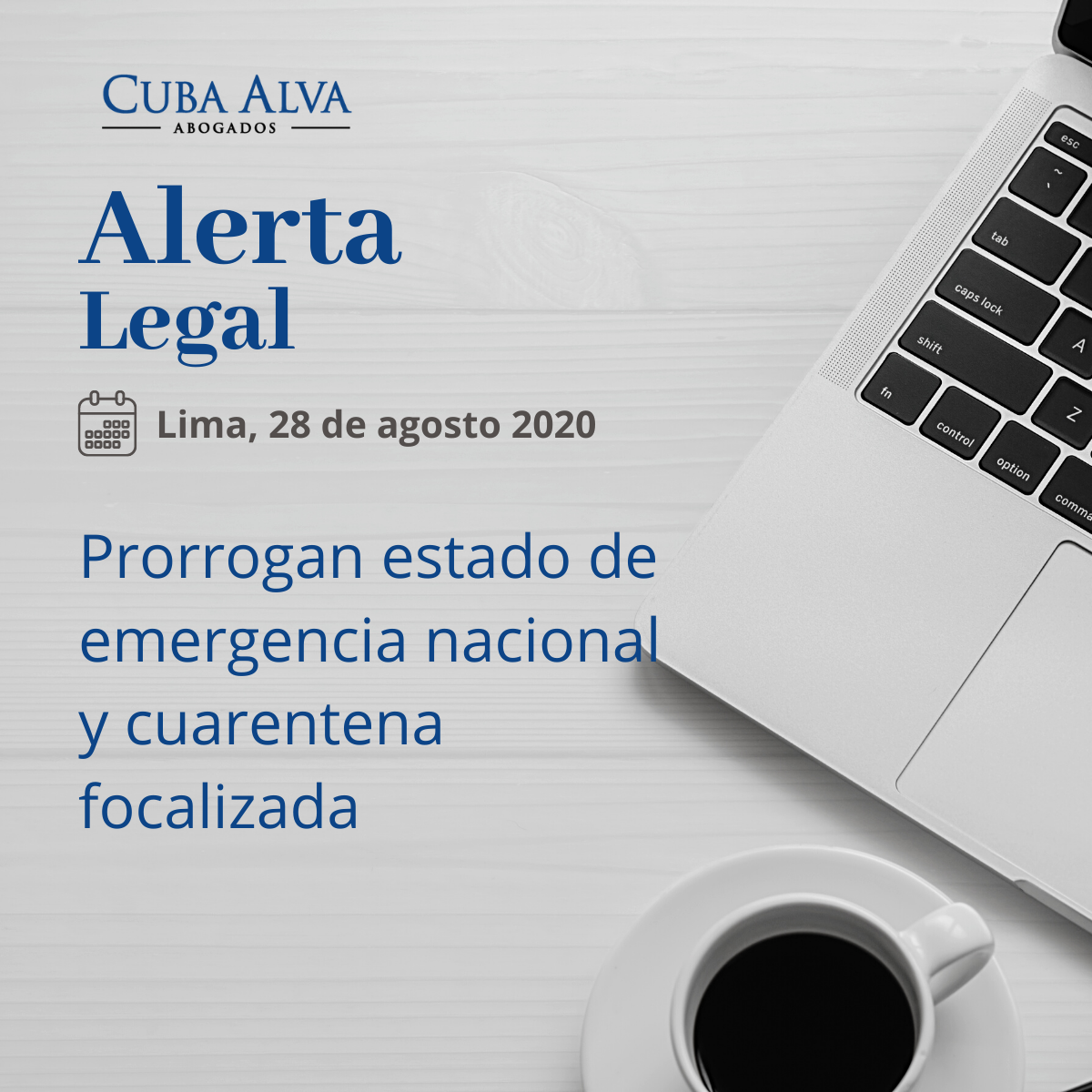 Alerta Legal - 28. Agosto 2020