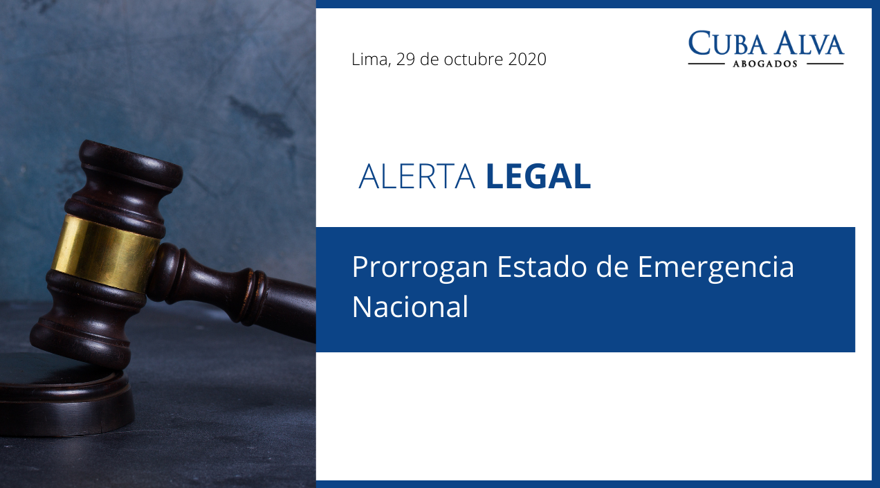 Alerta Legal - 29. Octubre 2020