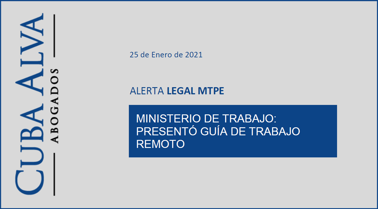 Alerta Laboral: nuevas disposiciones sobre teletrabajo