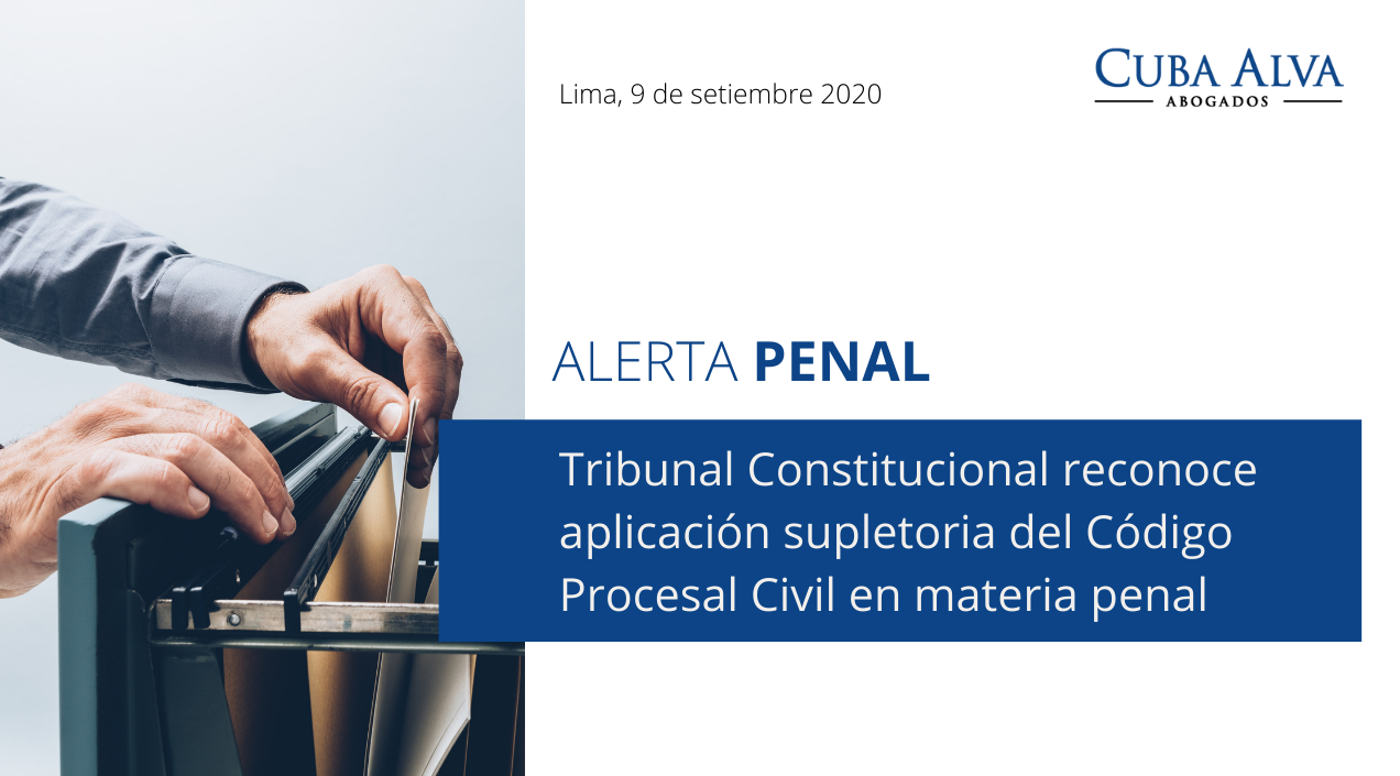 Alerta Penal - 09. Setiembre 2020