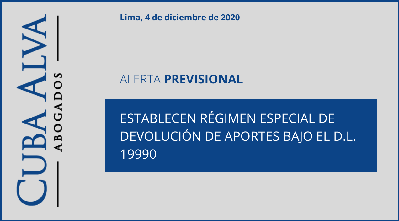 Alerta Previsional — 04 de Diciembre de 2020
