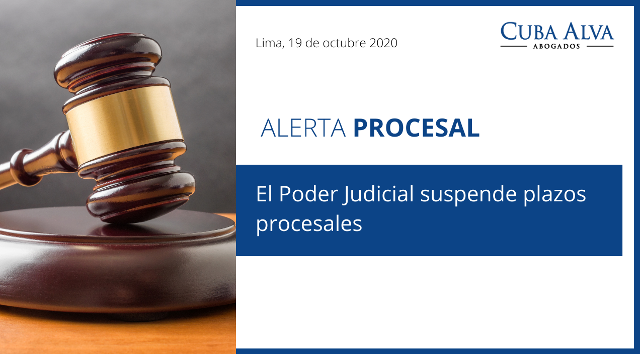 Alerta Procesal — 19 de Octubre de 2020