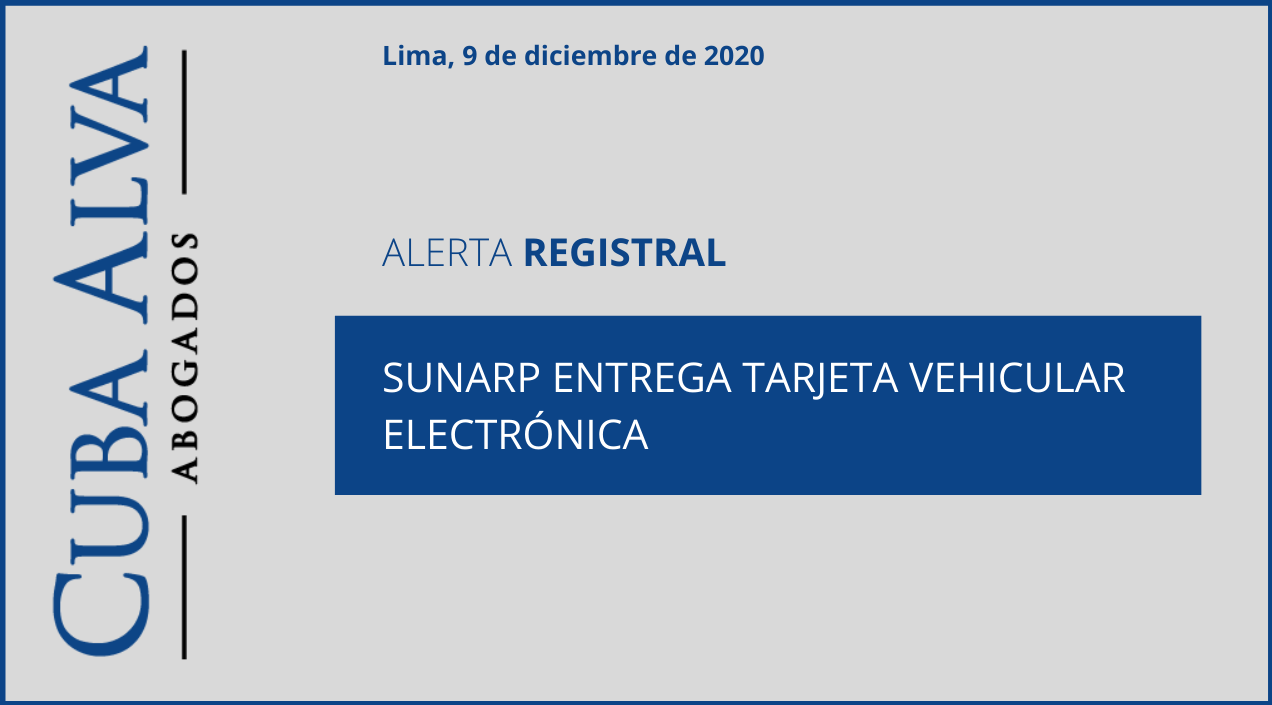 Alerta Registral — 09 de Diciembre de 2020