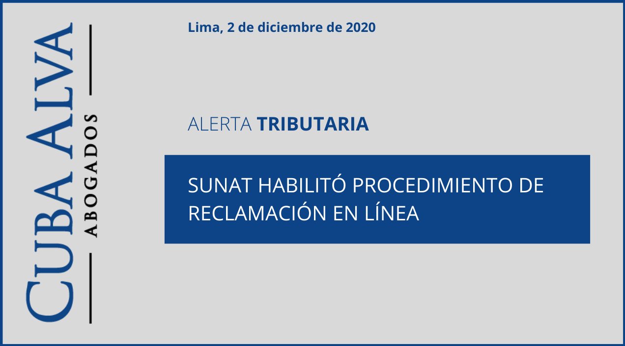 Alerta Tributaria — 02 de Diciembre de 2020